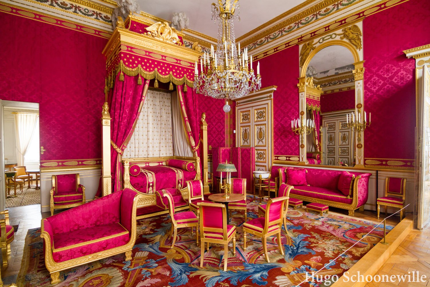 Rode slaapkamer Napoleon