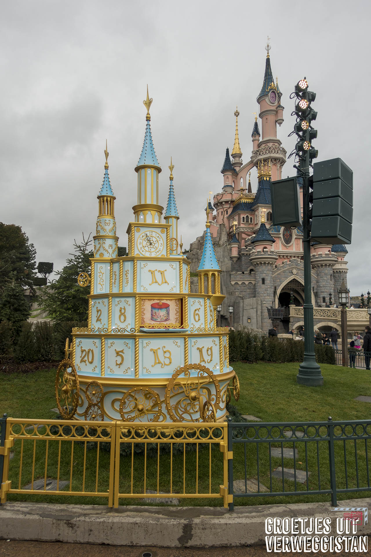 The Enchanted Advent Calender in Disneyland Paris