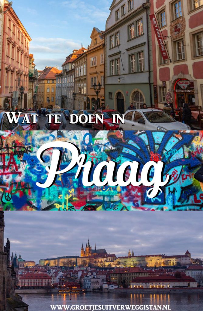 Pinterestafbeelding: wat te doen in Praag met verschillende afbeeldingen