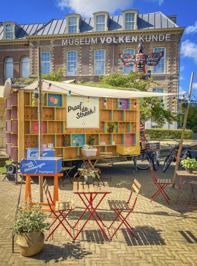 Het Pop-Up Streekhuisje bij Museum Volkenkunde in Leiden
